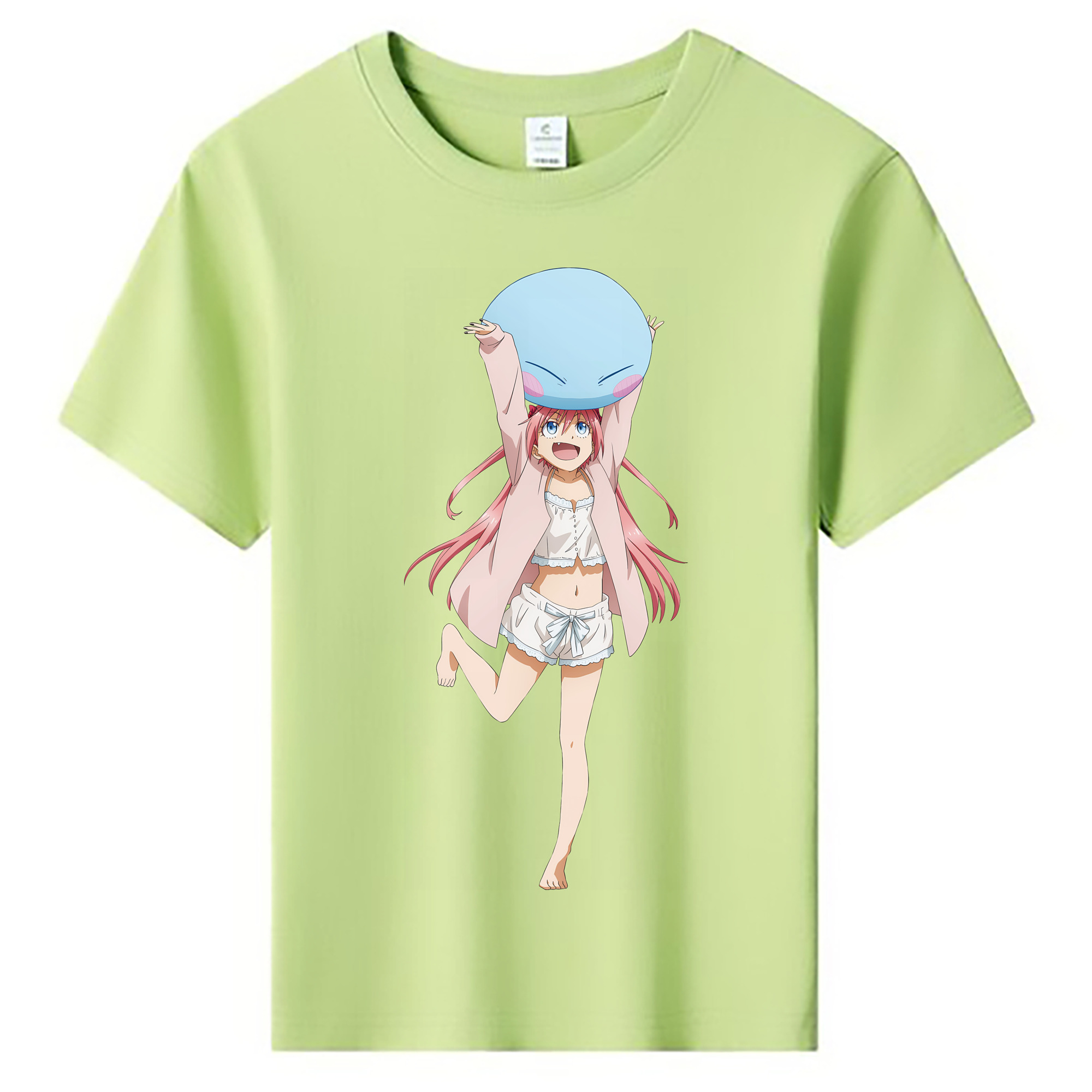 （画像用） 転スラ Regarding Reincarnated to Slime 綿100％キッズTシャツ（フロントプリント）